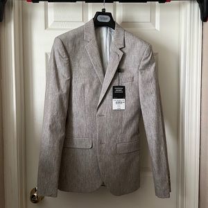 Topman Skinny fit blazer brown 34R NIT